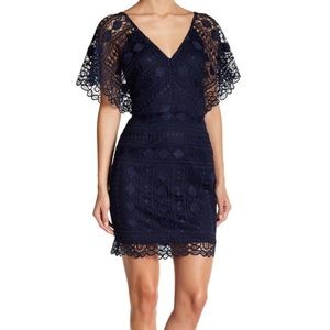 Soieblu Embroidered V-neck Dress